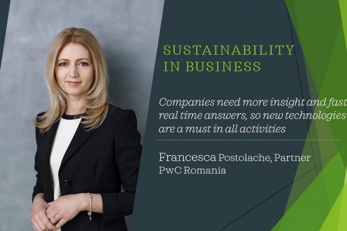 Sustainability in business - Francesca Postolache, PwC Romania:  New technologies are a must in all activities