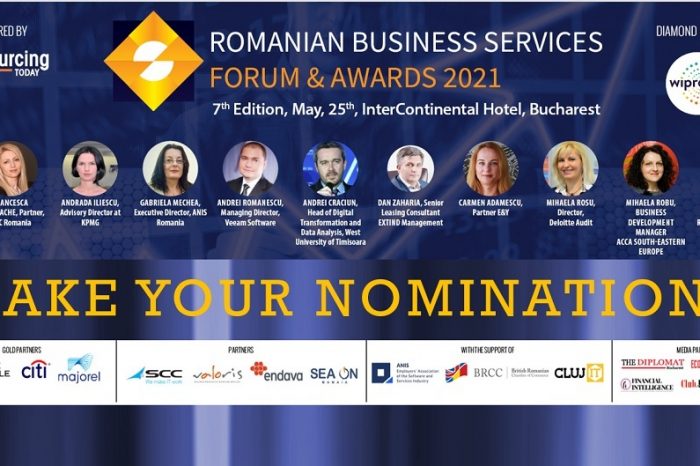 LAST CHANCE TO NOMINATE FOR this year's edition of ROMANIAN BUSINESS SERVICES AWARDS GALA!