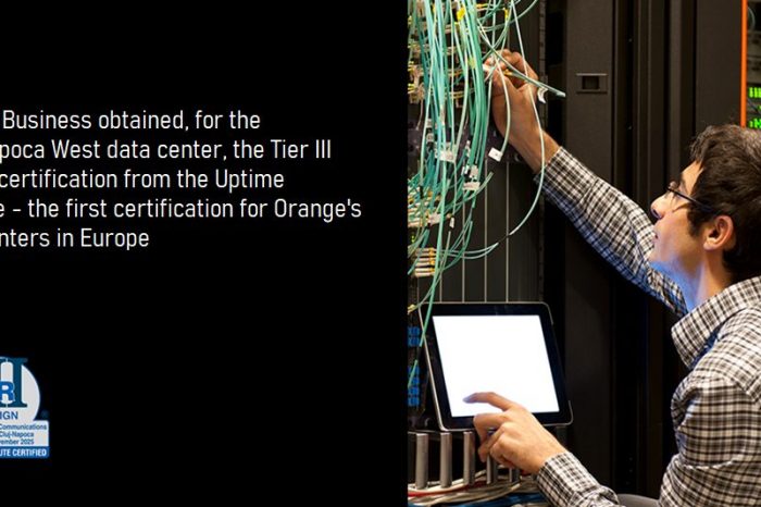 Orange Business obtains the Uptime Tier III Design certification for the Cluj-Napoca West data center