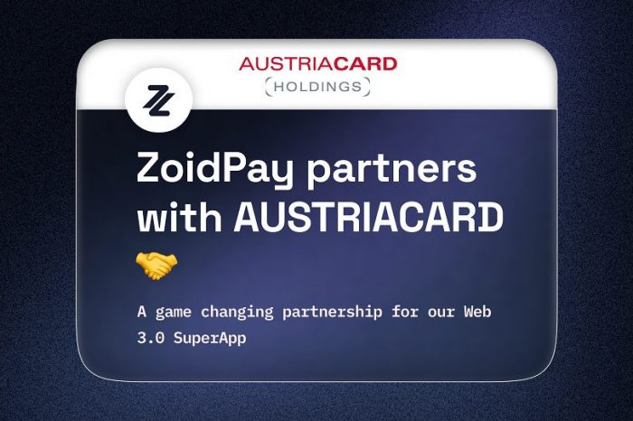 AUSTRIACARD HOLDINGS is helping ZoidPay to launch the ZoidPay Super App via its leading card payment solutions platform