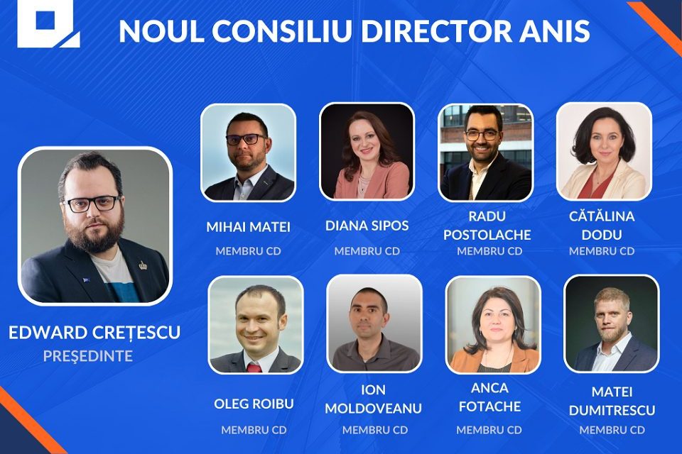 ANIS has new elected President and Board of Directors: Edward Crețescu, the new president of ANIS, will hold this role until 2026