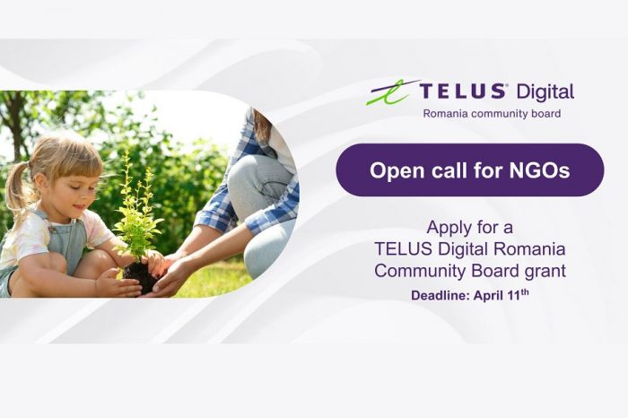 TELUS Digital Romania Foundation opens the registrations for the first grants session of 2025